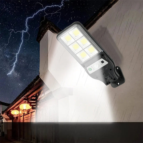 Lampara Solar Con Control Y Sensor De Movimiento